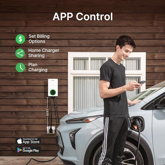 Autel MaxiCharger Level 2 EV Charger up to 40Amp, Indoor/Outdoor Fast Electric