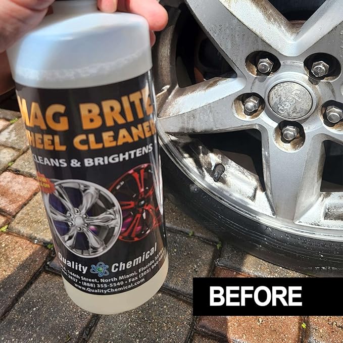 Quality Chemical Mag Brite/Acid Wheel and Rim Cleaner/Wheel and Tire Cleaner
