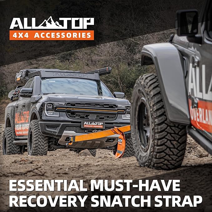 ALL-TOP Recovery Snatch Strap, 4in x 30ft