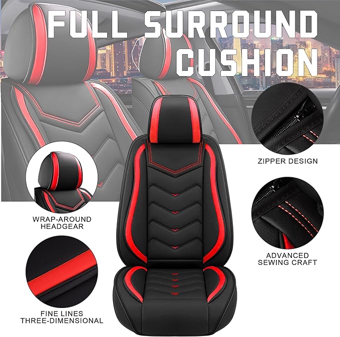 Car Seat Covers for Chrysler Pacifica 2004-2025, Stylish Sport Seat Cover