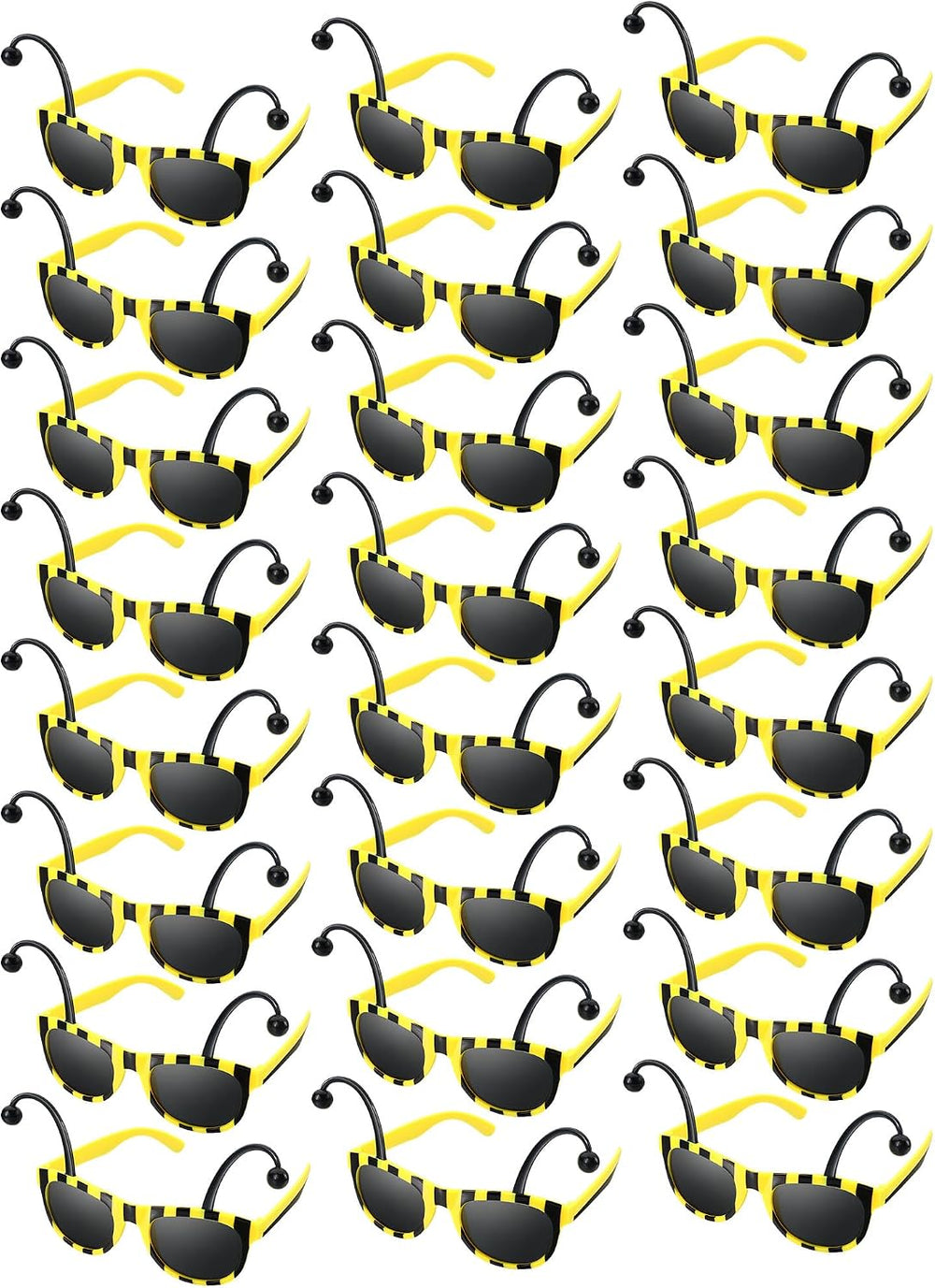 Bencailor 24 Pcs Halloween Bee Glasses Costume Honey Bee Costume