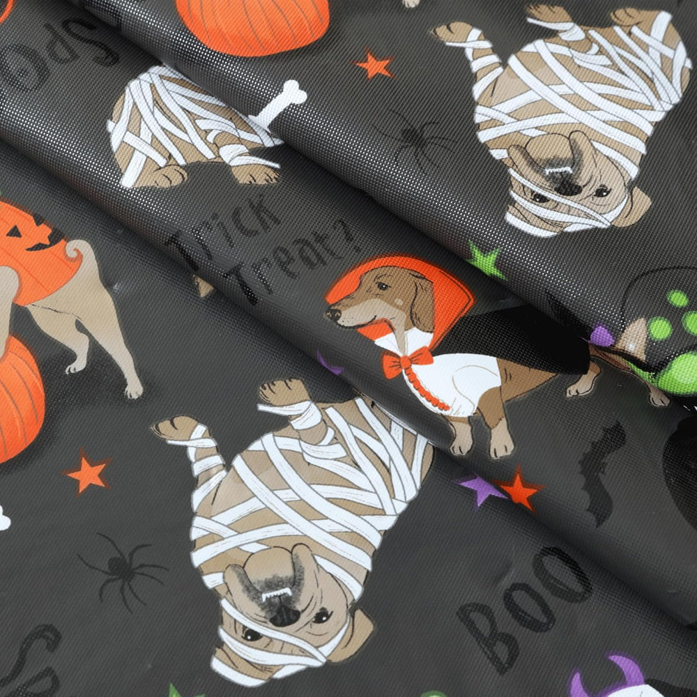 Newbridge Halloween Pets Vinyl Tablecloth 60 x 102 Inch Rectangle