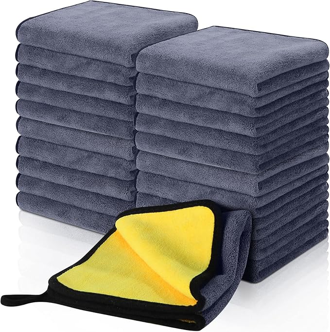 Nuenen 20 Pcs Microfiber Cleaning Towels