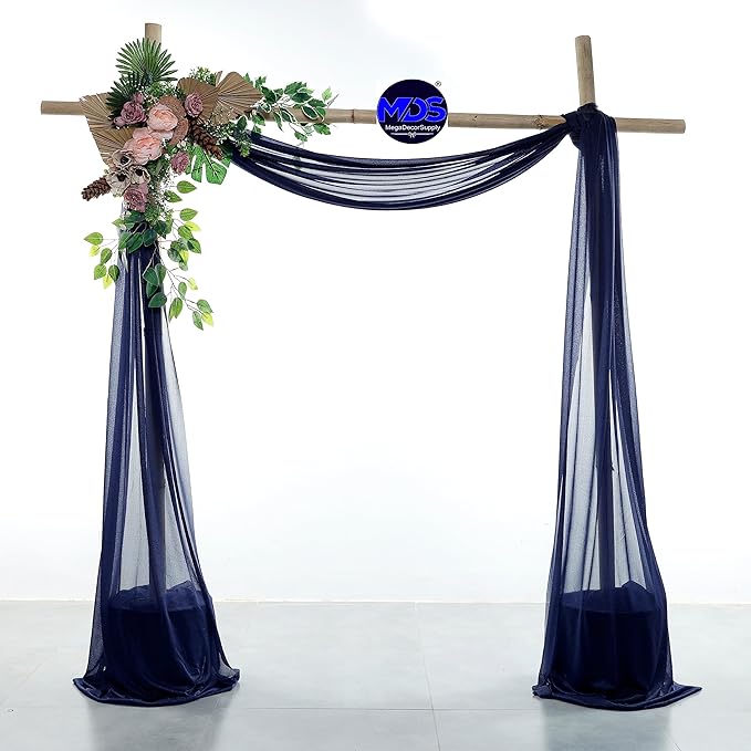 MDS Halloween Chiffon Draping Fabric - 2 Panel, 30" Wide x 100ft Long - ...