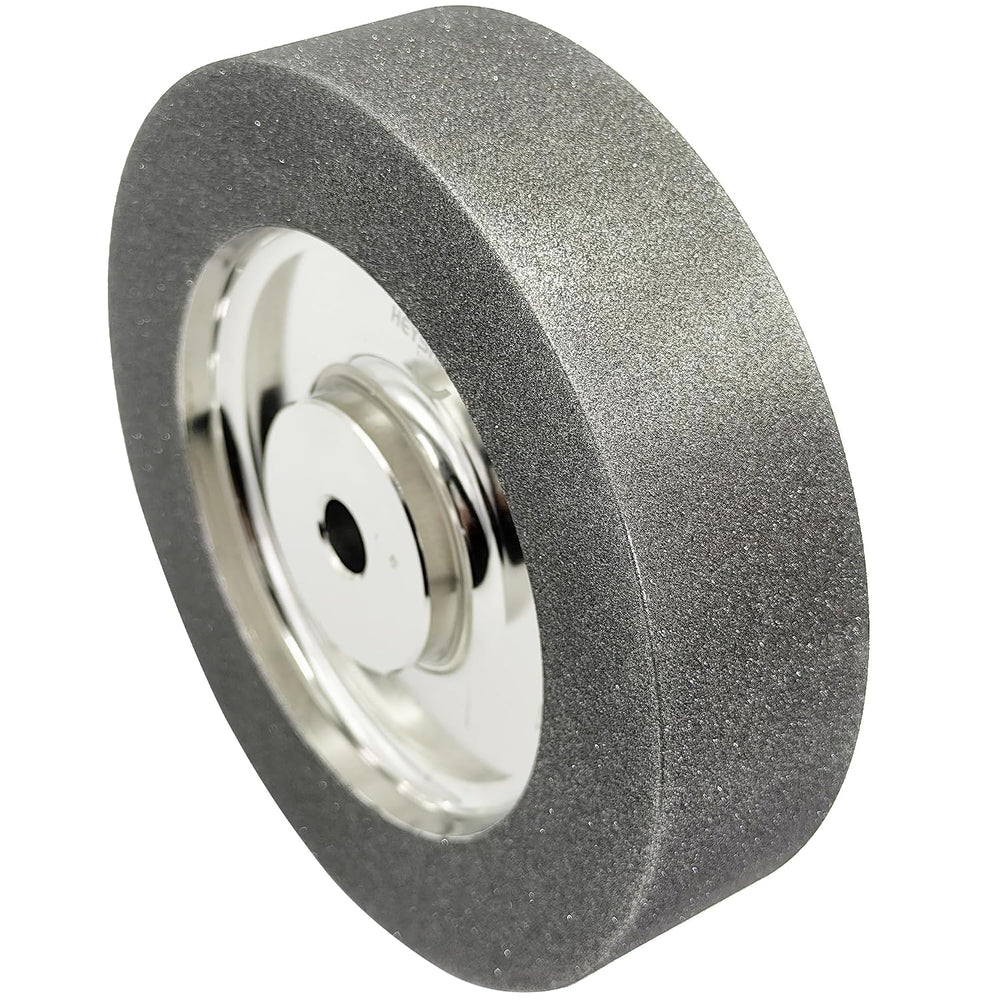 Mega Square 6 Inch CBN Grinding Wheel, 1/2" Arbor, 1.5" Wide, 180 Grit