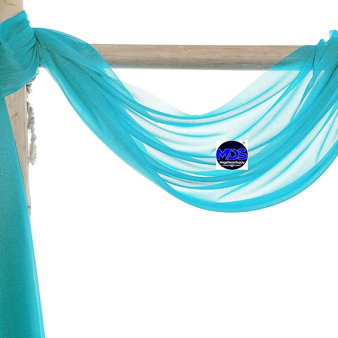 MDS Halloween Chiffon Draping Fabric - 1 Panel, 30" Wide x 30ft Long - S...