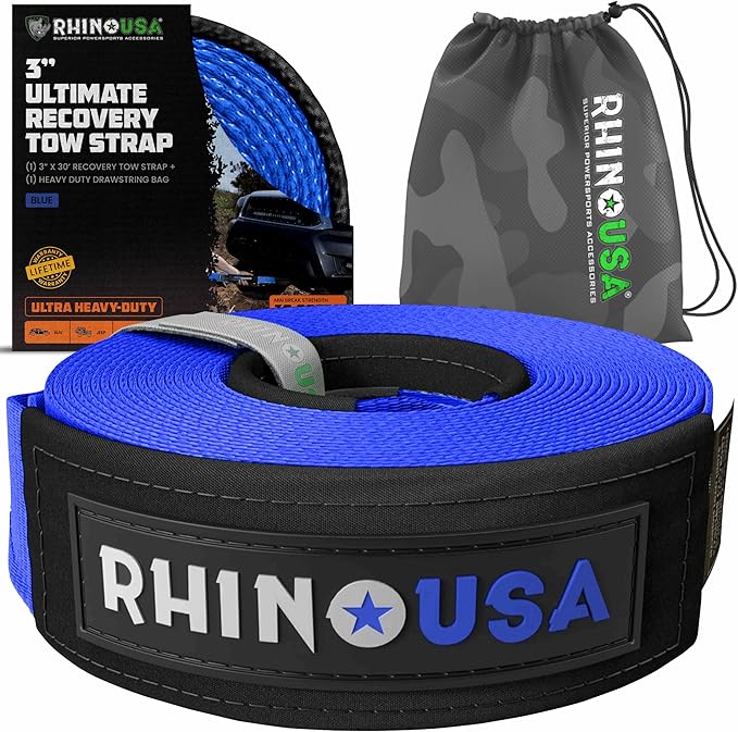 Rhino USA Recovery Tow Strap