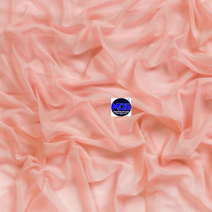 MDS Halloween Chiffon Draping Fabric - 2 Panel, 30" Wide x 50ft Long - S...