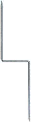 simpson strong-tie djt14z djt 14-gauge zmax galvanized deck, close-up detail