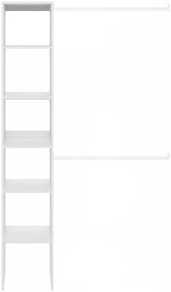 furinno fano closet organizers and storage, 5-tier closet on a desk or shelf