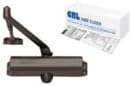 crl dc54 bronze finish size 4 surface mount, front angle view