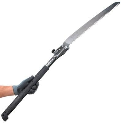 silky katanaboy professional 500mm folding saw xl teeth on a desk or shelf