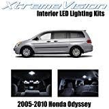 XtremeVision Interior LED for Honda Odyssey 2005-2010 (11 Pieces) Pure White Interior LED Kit + Installation Tool