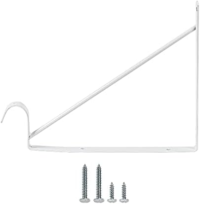 closet rod brackets 10x11in, 10 pack closet shelf, package contents
