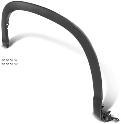 G-PLUS Fender Flare Molding Trim Left Driver Side Compatible with Toyota Highlander 2014 2015 2016 2017 2018 2019 TO1290105, 750860E030, 750860E010 Black