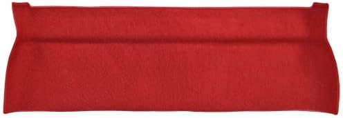 Molded Cutpile Wall Carpet Flooring - fits 1975-1986 Chevrolet C10 Regular Cab Rear (Dark Red/Carmine)