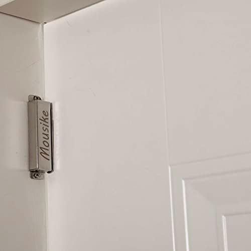 mousike magnetic door catch，70lb stainless steel cabinet door showing dimensions