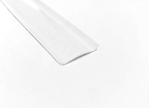 White Vinyl 7/8" Insert Molding Trim Screw Cover RV Camper Travel Trailer (100 ft, White)