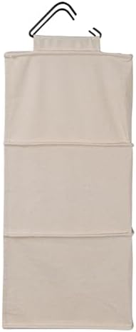 household essentials cedarline 3-shelf hanging closet organizer, heavy-duty, side view