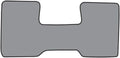 Die Cut Cutpile Front Row Carpet Floor Mats - fits 1975-1986 Chevrolet C10 2WD Automatic 3 Speed Low Tunnel (Buckskin)