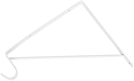 closet rod brackets 10x11in, 10 pack closet shelf, front angle view