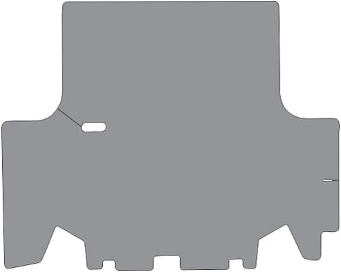 Part Synergy replacement For 1970-1973 Dodge Dart Swinger Trunk Mat 01V Gray Plaid TM Vinyl Die Cut