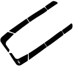 BlackTip Jetsports Traction Traction Mat Kit compatible with Sea-Doo 93-96 XP/95 XP800/94-99 SP Family