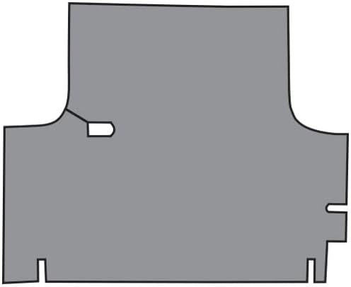 Part Synergy replacement For 1967-1969 Dodge Dart 2DR Hardtop Trunk Mat 03V Gray Herringbone TM Vinyl 2DR Hardtop Die Cut