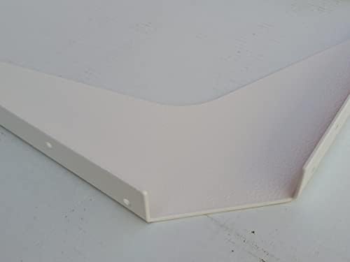 one pair workstation heavy-duty reversible brackets 1000lb. load, front angle view