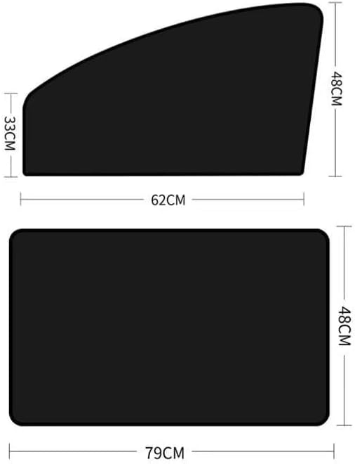 4PCS Magnetic Car Window Shades for 2015-2021 Subaru WRX STI, Portable Adsorption Front Rear Privacy Protection Cover Premium UV Blocking Heat Insulation