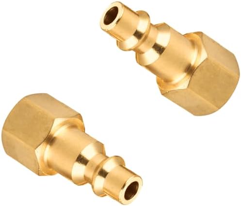 1/4 inch npt air coupler and plug kit on a desk or shelf