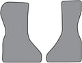 Pattern Cutpile Front Row Carpet Floor Mats - fits 1983-1995 Chevrolet G20 Van (Dove Gray)
