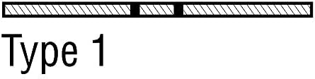 mercer industries 617080 type 1 double reinforced cut-off, package contents