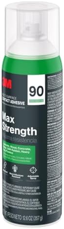 3m max strength 90 contact adhesive spray, 12.6, package contents