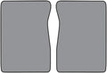 Carpet Floor Mats - Complete Die Cut Loop - fits 1965-1972 Ford F-100 (Black)