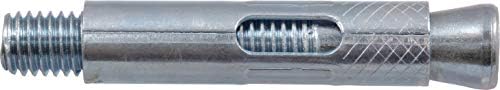 hillman sleeve anchors, 3/8in x 3in, 50 pack, side view