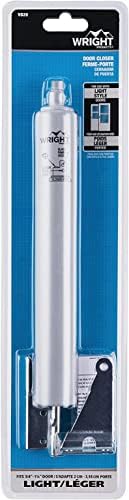 wright products v820 pneumatic closer, medium, aluminum shown in use