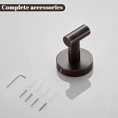 bigbig home bronze towel hooks, bathroom robe hook, side view