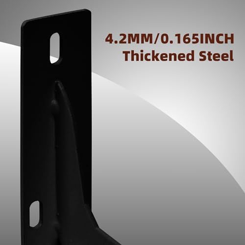 17inch shelf brackets heavy duty, l brackets for, package contents