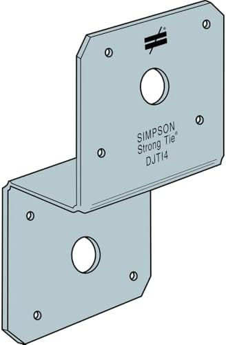 simpson strong-tie djt14z djt 14-gauge zmax galvanized deck, view 10