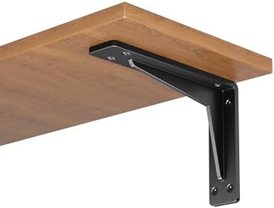 neodrop 8-pack 18 inch heavy duty shelf brackets on a desk or shelf