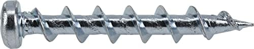hillman borefast drywall screw anchors, 1-1/2in, 75 pieces, side view