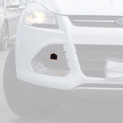 PIT66 Front Right Passenger Side Bumper Lower Grille Tow Hook Cover Compatible with Ford Escape 2013 2012 2013 2014 2015 2016 4-Door CJ5Z17A900AB, CJ5Z-17A900-AB Black