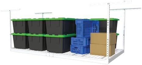 monsterrax 4x8 rack and bins bundle | 4’, package contents