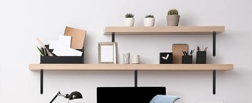 l20 x h 12" black heavy duty shelf, view 9