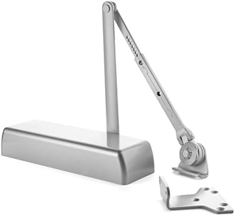 dynasty 4401 series door closer, sprayed aluminum, spring, main product view
