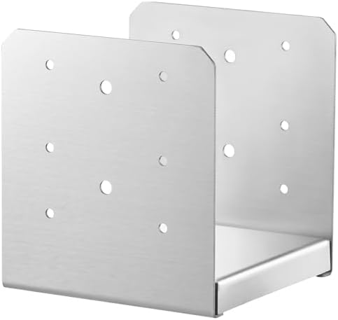 vevor post base, 10pcs 6"x 6" stainless steel, view 10