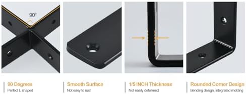 l 12" x h 8" x w1.5, 5mm on a desk or shelf