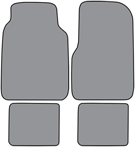 Carpet Floor Mats - Complete Die Cut Cutpile - fits 1975-1979 Ford F-350 Crew Cab (Maroon)