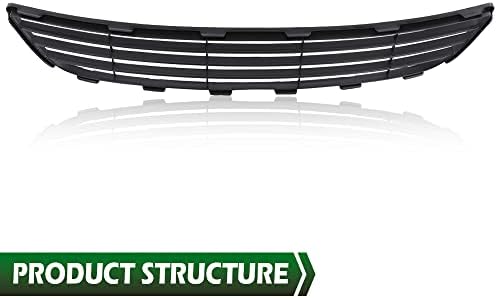 GRAND ORANGE Front Bumper Grille Compatible with Toyota Yaris Sedan 2007-2008 (4 door model) 5311252240 TO1036108